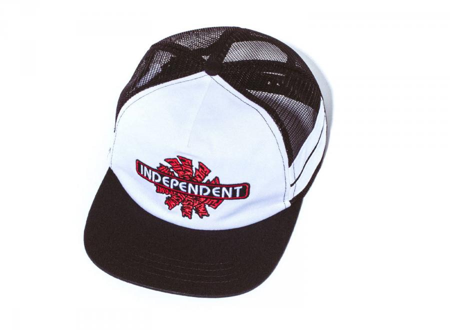 Fucking Awesome x Independent Spiral Logo Trucker Black / White - Fucking Awesome