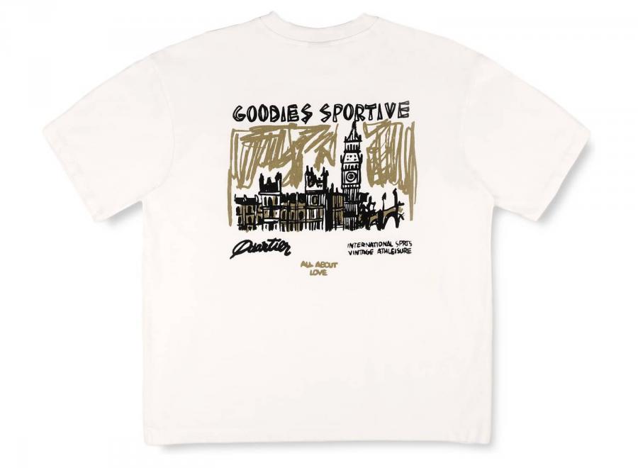 Goodies Sportive London White Tee LWT26 - Goodies Sportive