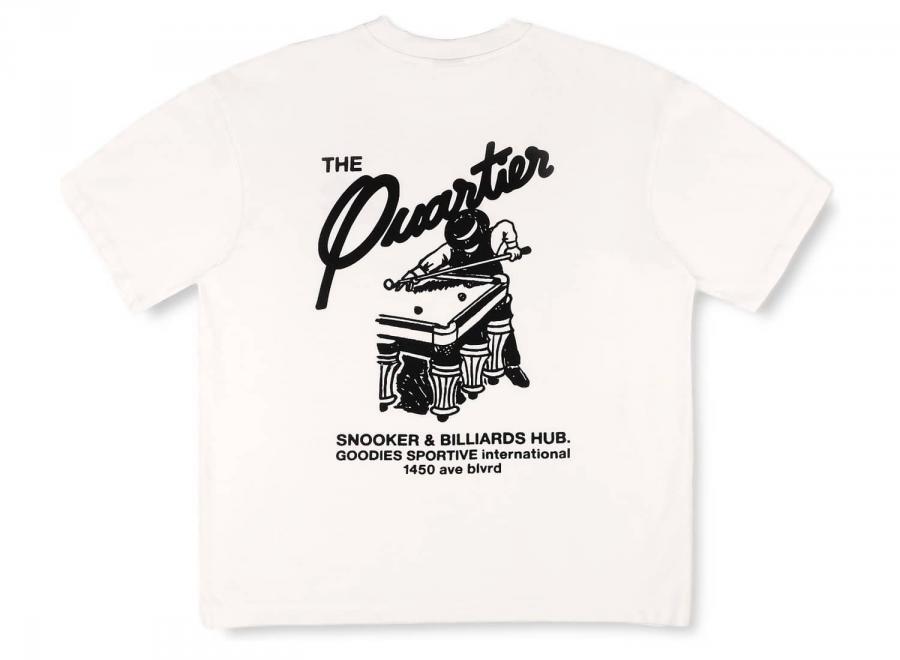 Goodies Sportive Snooker White Tee SWT26 - Goodies Sportive