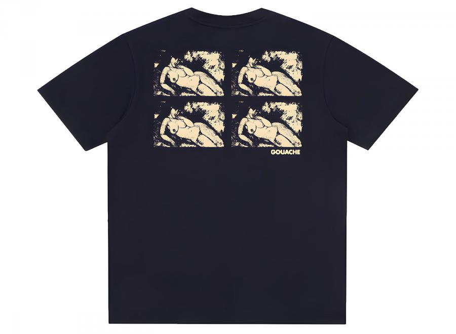 Gouache Modgliani Tee Bleu Marine - Gouache