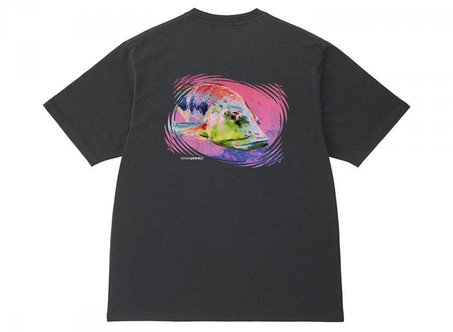 Gramicci Bass Tee Vintage Black G6FM-T080 - Gramicci