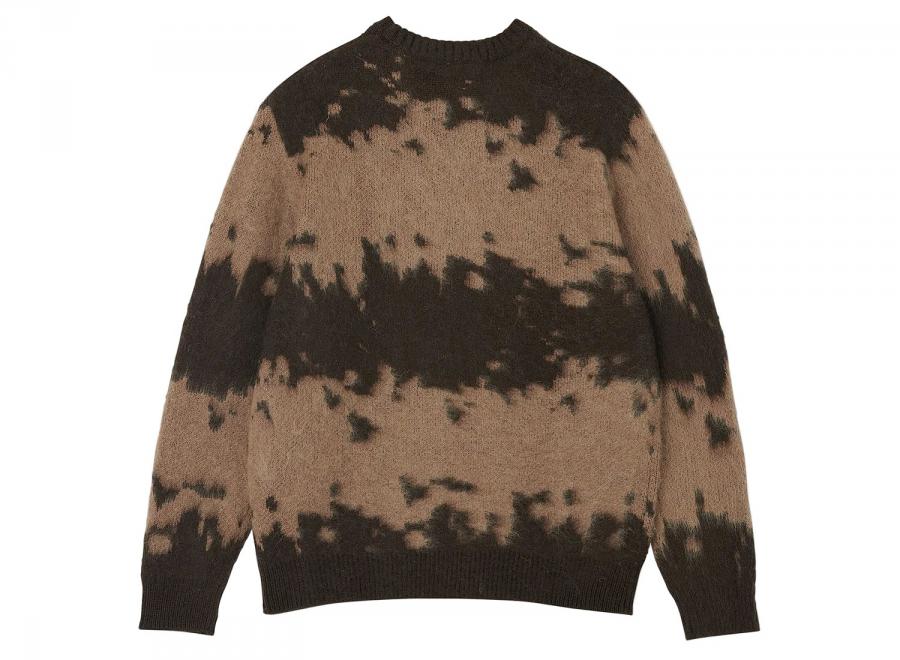 Gramicci Mohair Splatter Sweater Taupe Splatter G6FM-J037 - Gramicci