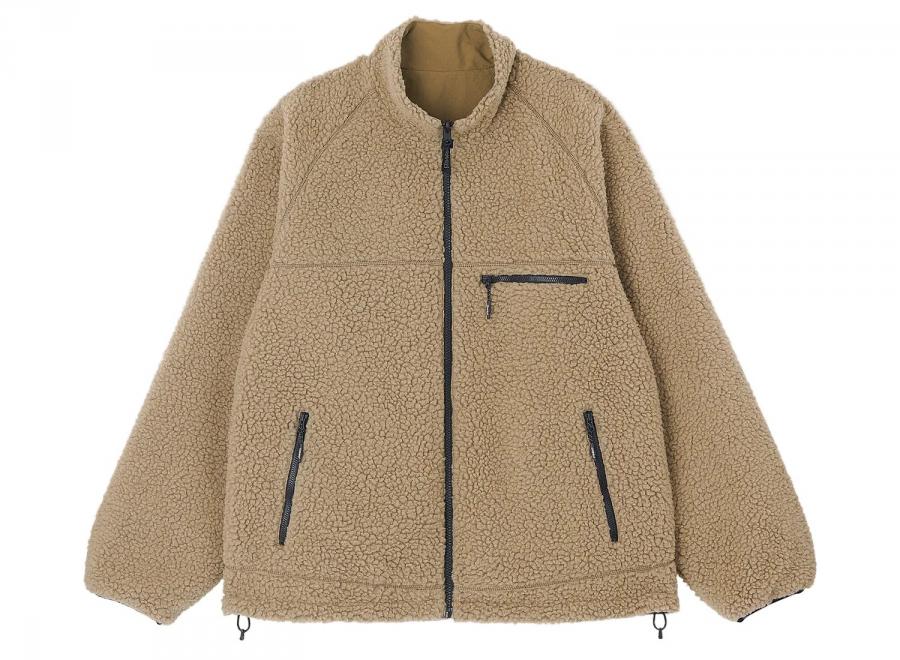 Gramicci Reversible Sherpa Jacket Beige / Tan G6FM-J010 - Gramicci