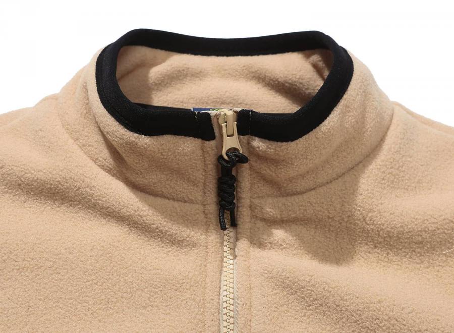 Helas Souri Fleece Jacket Beige - Helas