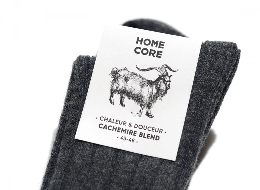 Homecore Cashmere Socks Anthracite 1-206-715 - Homecore