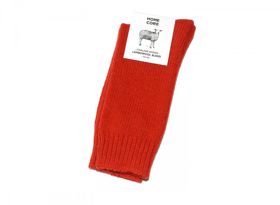 Homecore Wool Socks Primary Red - Homecore