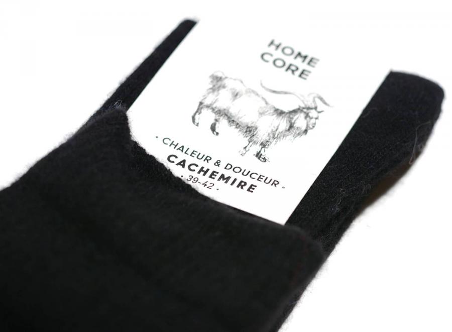 Homecore Cashmere Socks Black 1-206-715 - Homecore