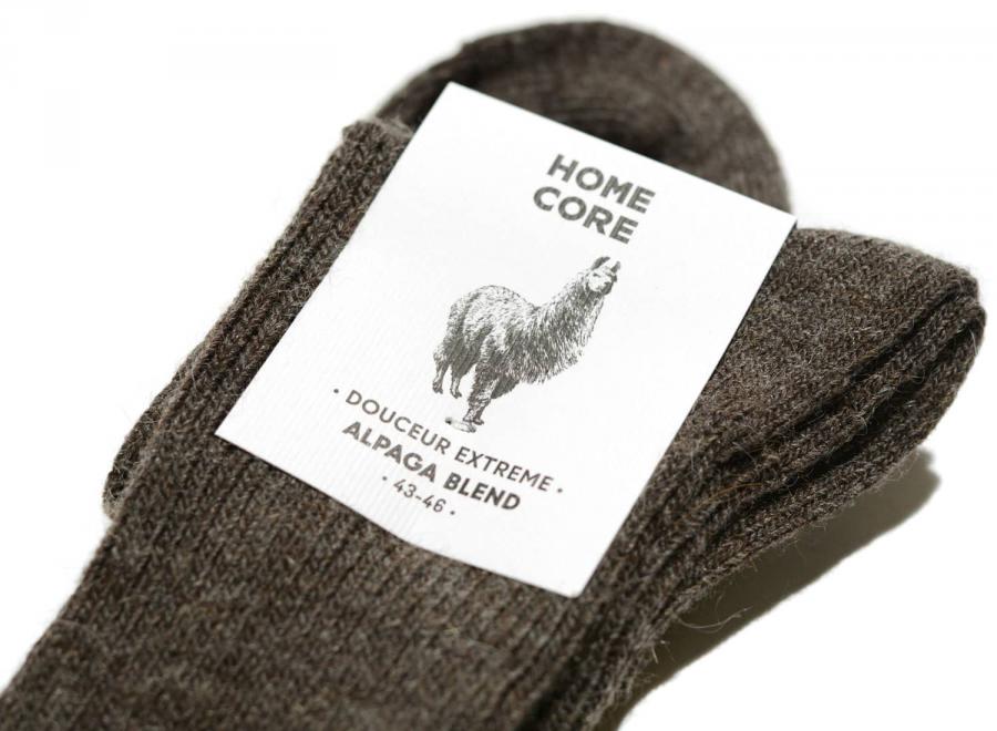 Homecore Alpaga Socks Cedar Brown 1-206-719 - Homecore