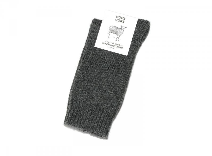 Homecore Wool Socks Rustic Anthracite 1-205-726 - Homecore