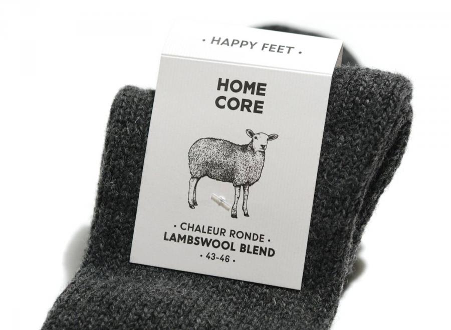 Homecore Wool Socks Rustic Anthracite 1-205-726 - Homecore