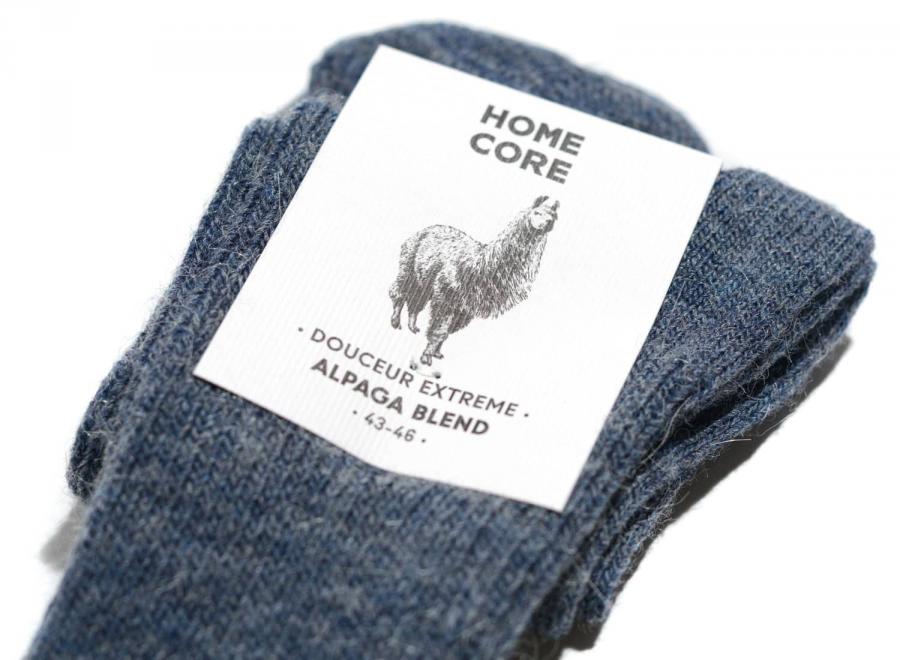 Homecore Alpaga Socks Denim Blue 1-206-719 - Homecore