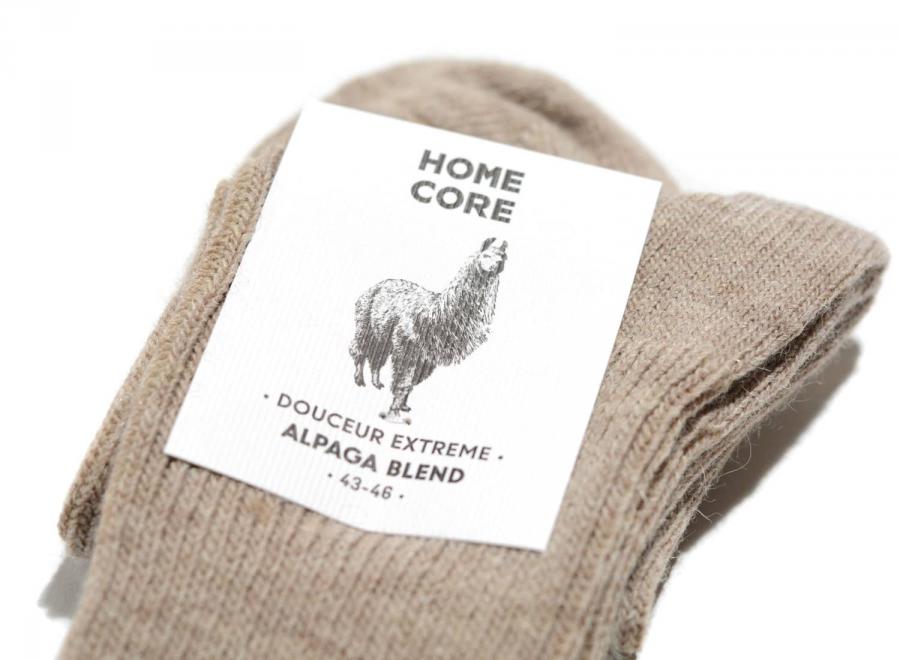 Homecore Alpaga Socks Cream 1-206-719 - Homecore