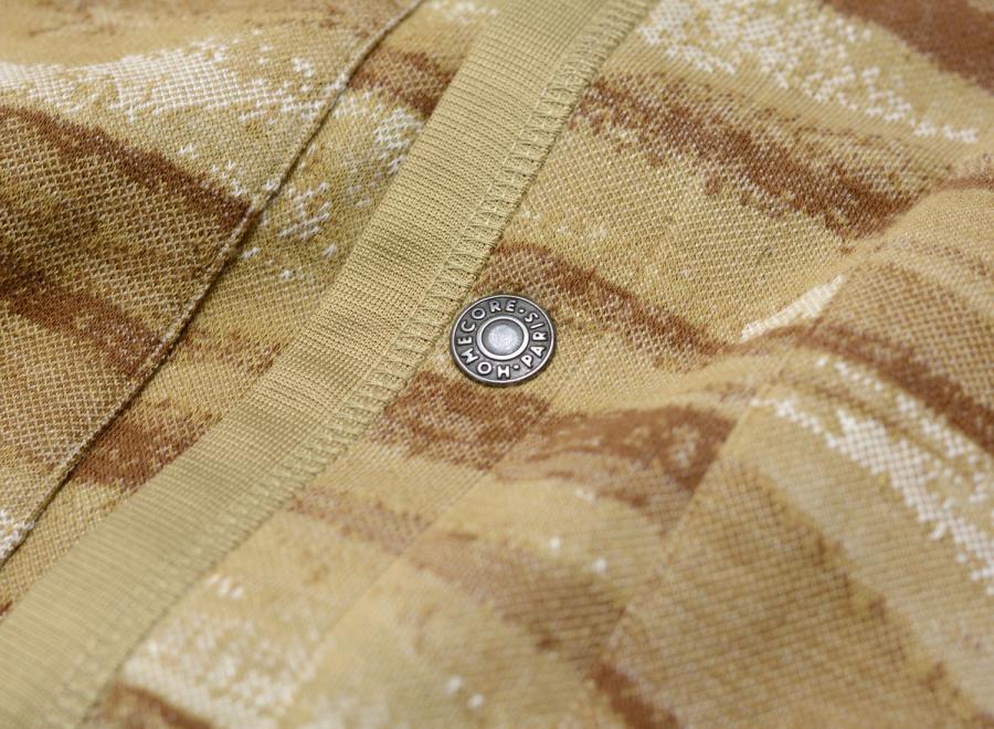 Homecore Amari Time Layers Jacquard Fleece Jacket Multi / Brown 1-206-103 - Homecore