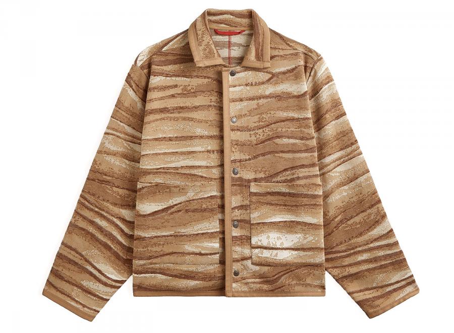 Homecore Amari Time Layers Jacquard Fleece Jacket Multi / Brown 1-206-103 - Homecore