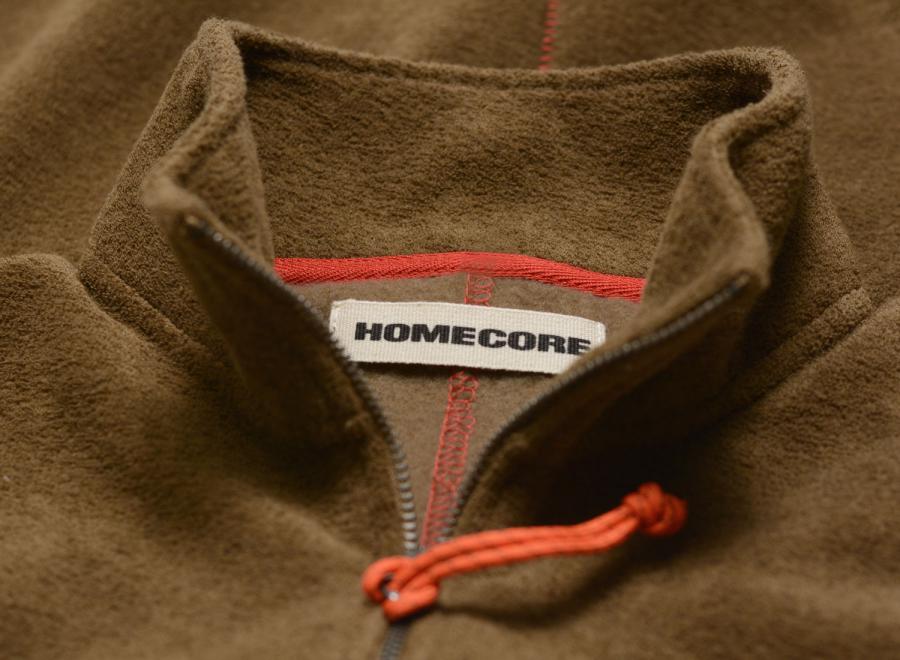 Homecore Atys Sponge Halfzip Sweatshirt Cocoa 1-206-603 - Homecore