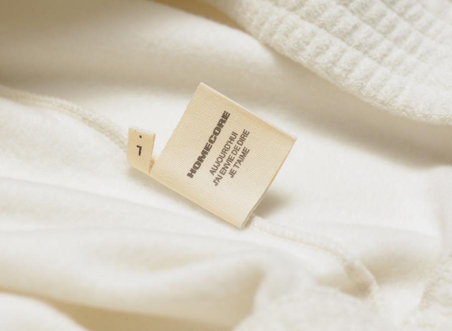 Homecore Atys Sponge Halfzip Sweatshirt Ecru 1-206-601 - Homecore