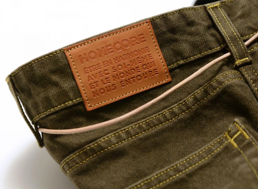 Homecore Jabali Apache Denim Carrot Pants Khaki 1-206-205 - Homecore