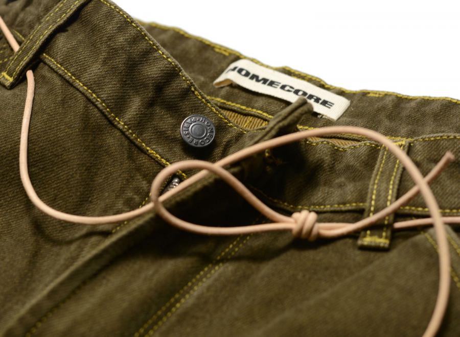 Homecore Jabali Apache Denim Carrot Pants Khaki 1-206-205 - Homecore