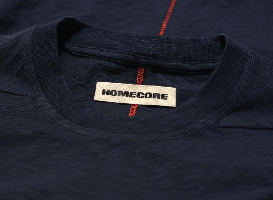 Homecore Robert Cotton Tee Navy 1-206-504 - Homecore