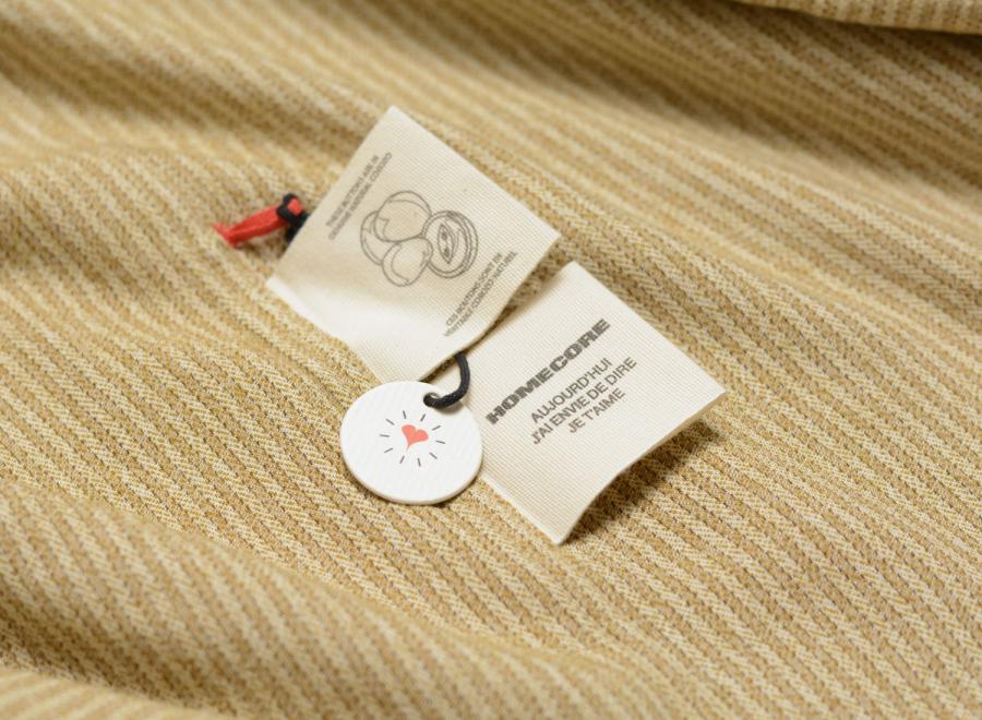 Homecore Shadow Speck Shirt Beige Stripes 1-206-304 - Homecore