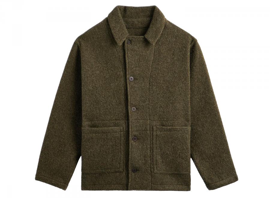 Homecore Swit Sheep Reversible Wool Jacket Greenery 1-206-128 - Homecore