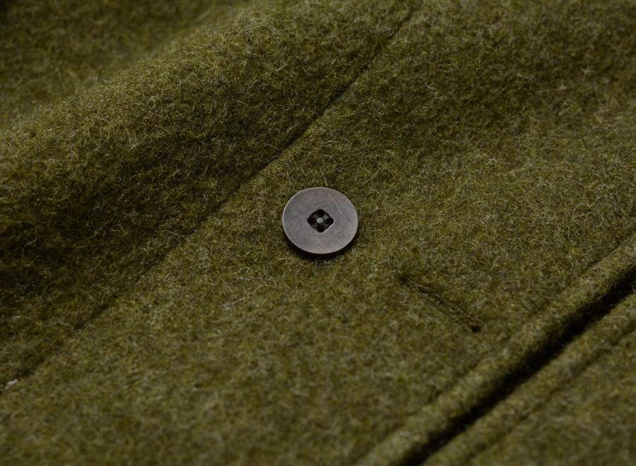 Homecore Swit Sheep Reversible Wool Jacket Greenery 1-206-128 - Homecore