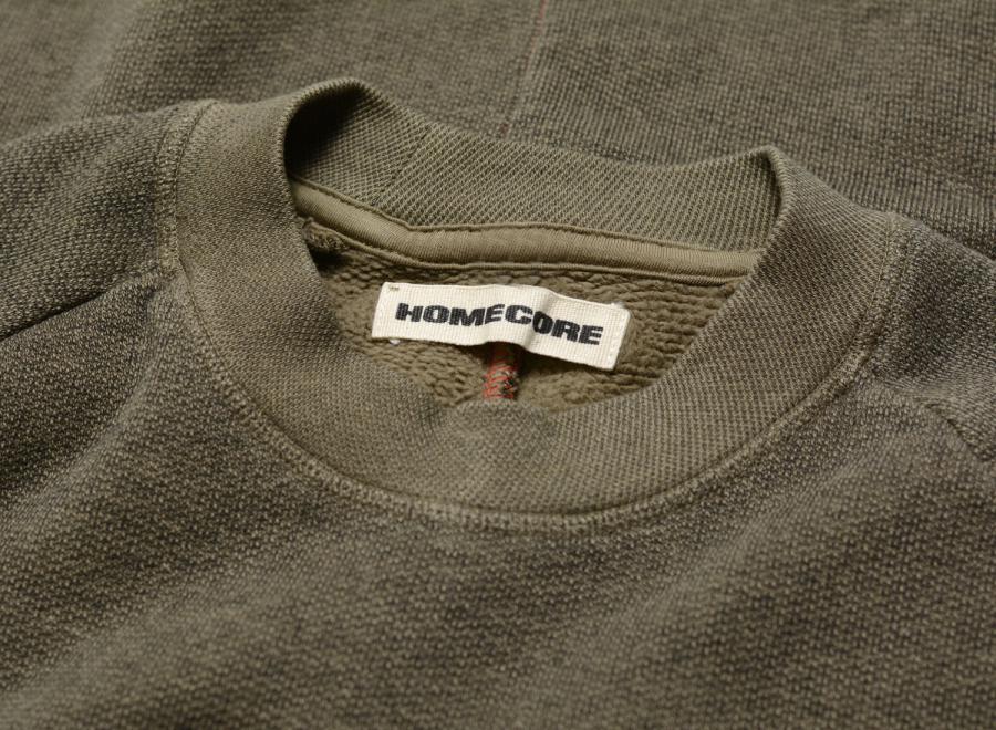 Homecore Terry Sweat Crew Neck Sweatshirt Falcon Grey 1-206-608 - Homecore
