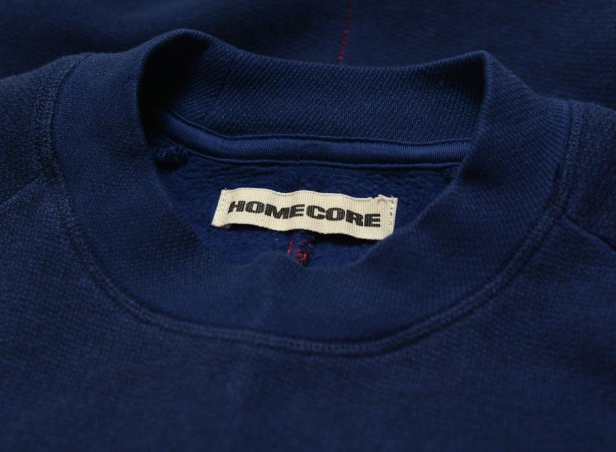 Homecore Terry Sweat Crew Neck Sweatshirt Ocean 1-206-608 - Homecore