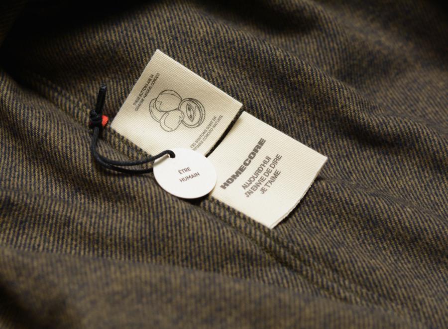 Homecore Tokyo Alaska Shirt Dark Khaki 1-206-306 - Homecore