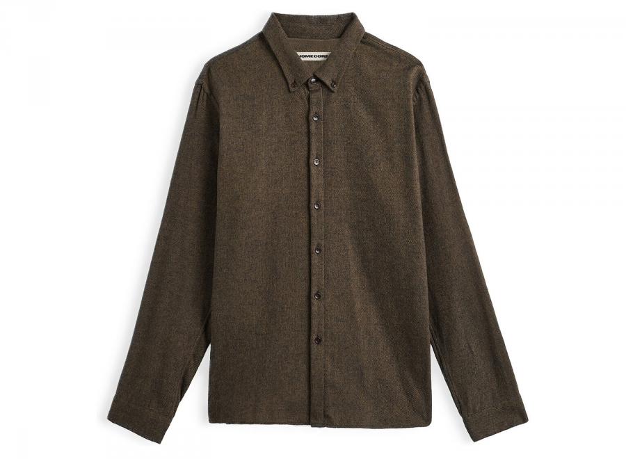 Homecore Tokyo Alaska Shirt Dark Khaki 1-206-306 - Homecore