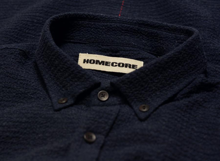 Homecore Tokyo Cheveer Shirt Navy 1-206-307 - Homecore