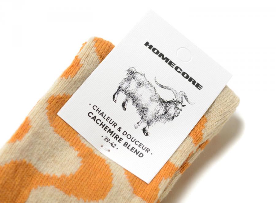 Homecore Waves Socks Orange-Cream 1-206-710 - Homecore