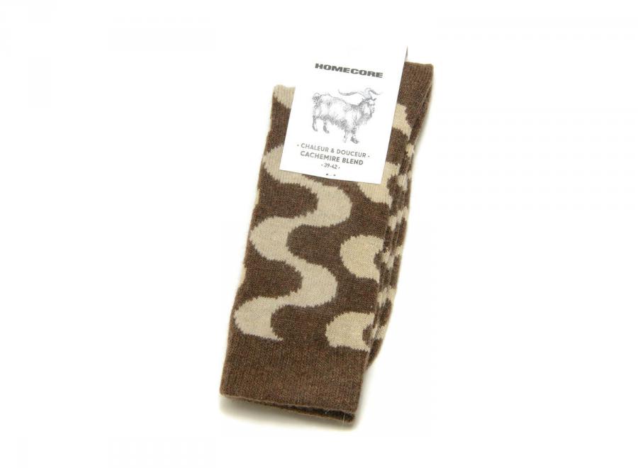Homecore Waves Socks Sand-Cocoa 1-206-710 - Homecore