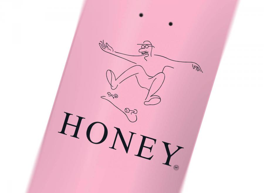 Honey Deck Pink - Honey Skateshop