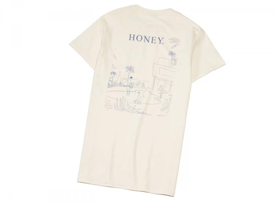 Honey Pool Tee Cream - Honey Skateshop