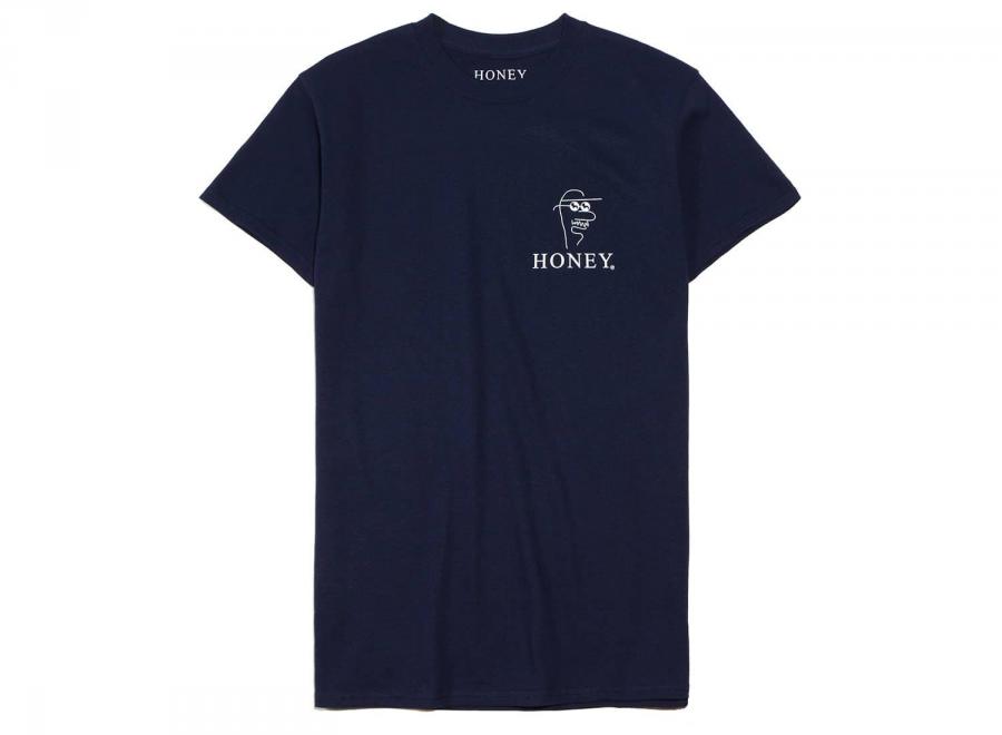 Honey Pool Tee Navy - Honey Skateshop