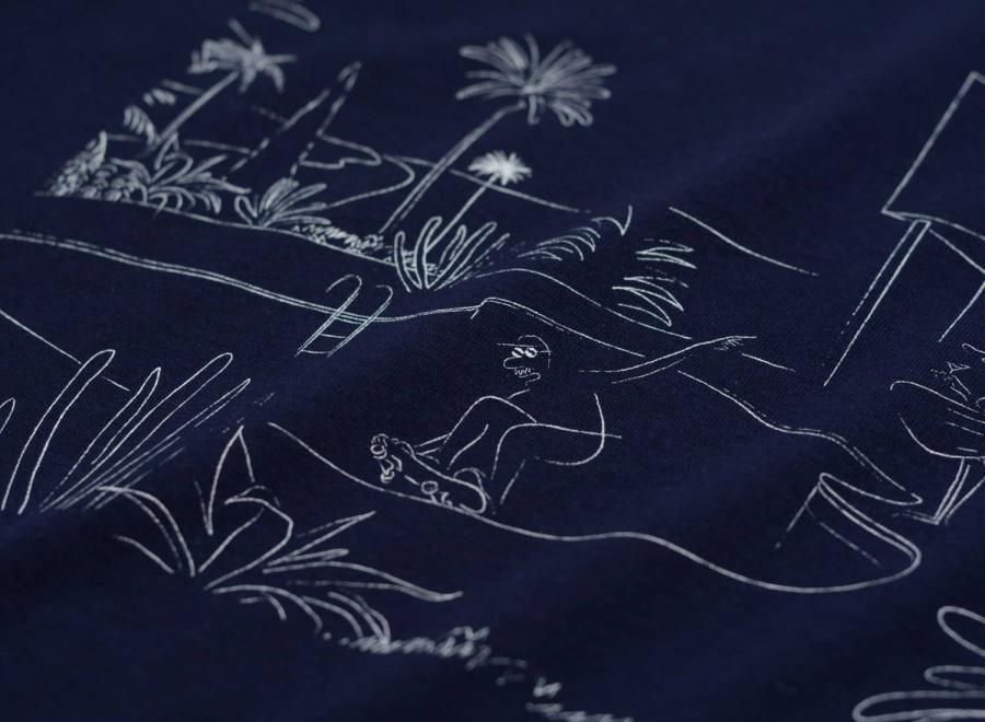 Honey Pool Tee Navy - Honey Skateshop