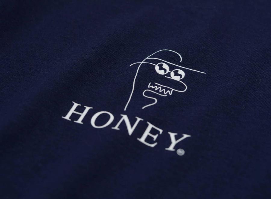 Honey Pool Tee Navy - Honey Skateshop