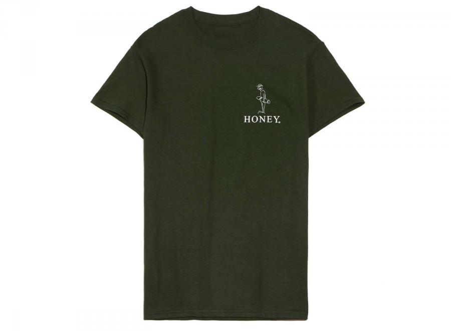 Honey Sequence Tee Green - Honey Skateshop