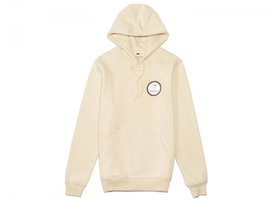 Honey Circle Hoodie Cream - Honey Skateshop