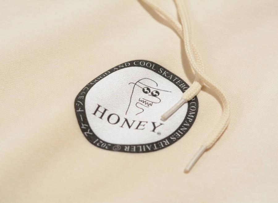 Honey Circle Hoodie Cream - Honey Skateshop