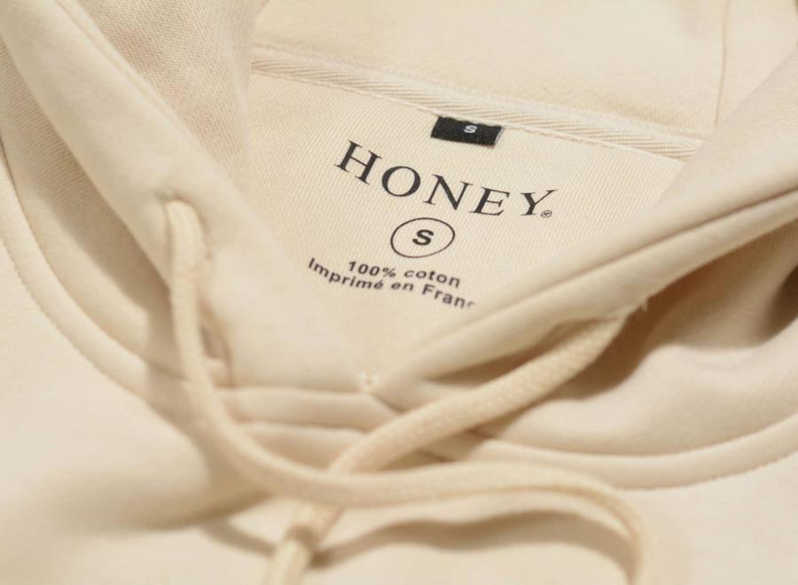 Honey Circle Hoodie Cream - Honey Skateshop