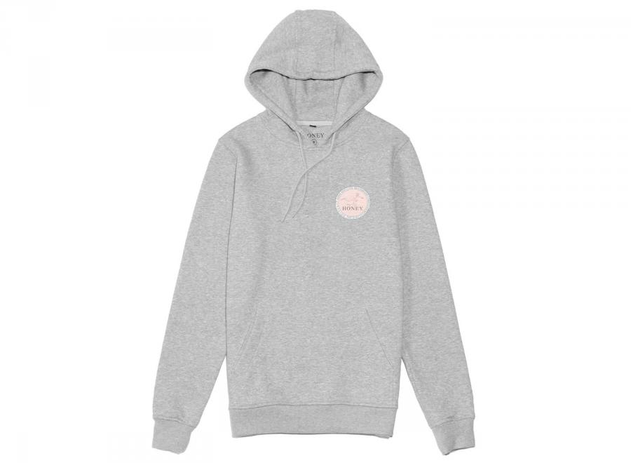 Honey Circle Hoodie Grey - Honey Skateshop