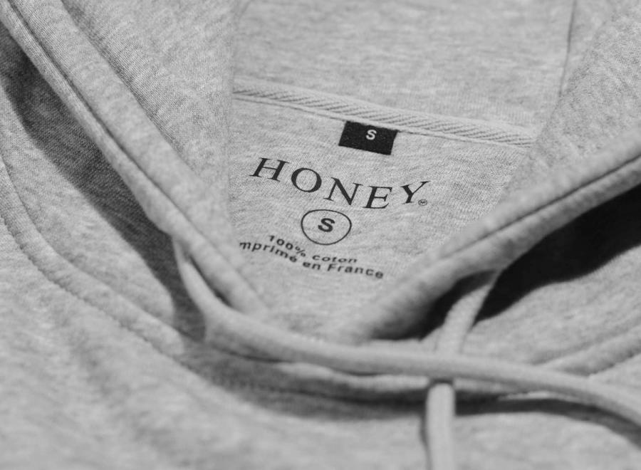 Honey Sequence Hoodie Grey - Honey Skateshop