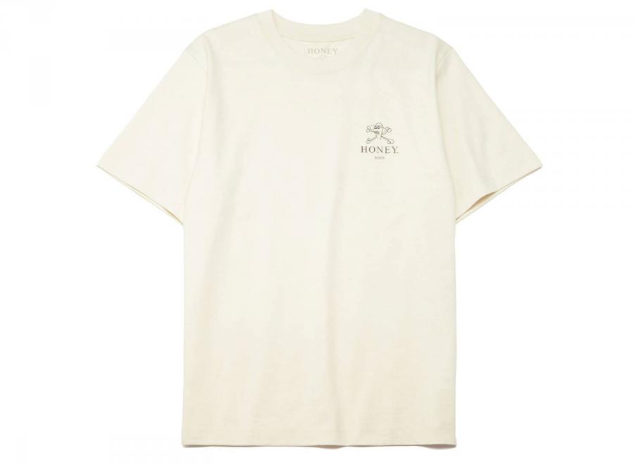 Honey Skateshop Skeleton Tshirt Natural - Honey Skateshop