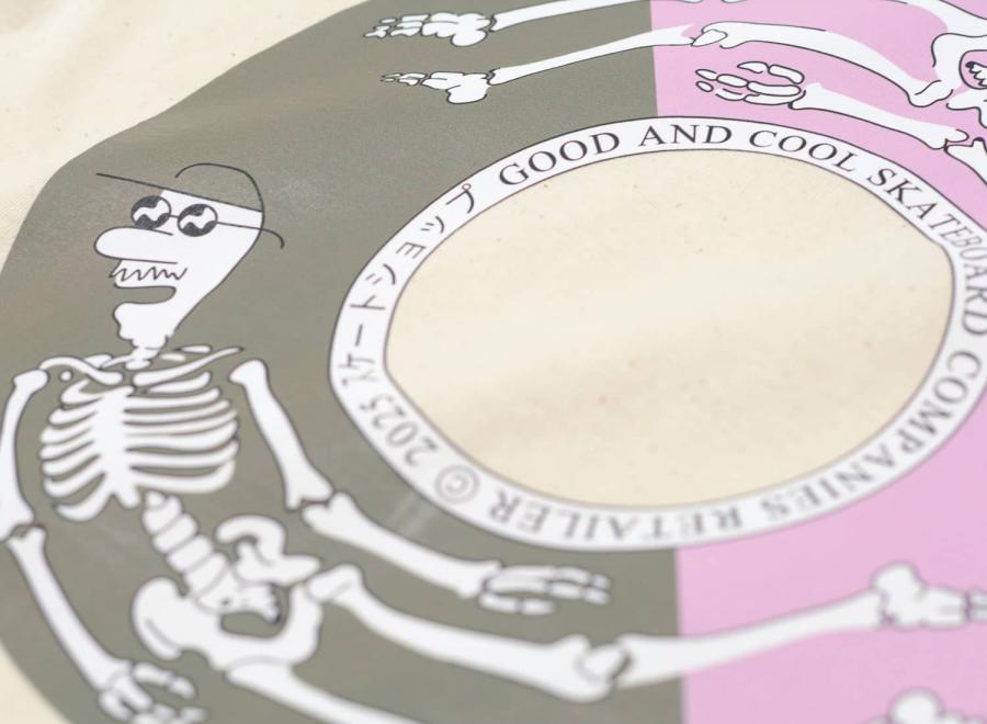 Honey Skateshop Skeleton Tshirt Natural - Honey Skateshop