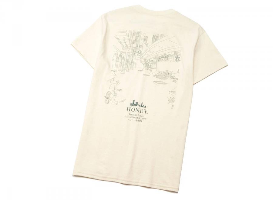 Honey Brooklyn Tee Ecru - Honey Skateshop