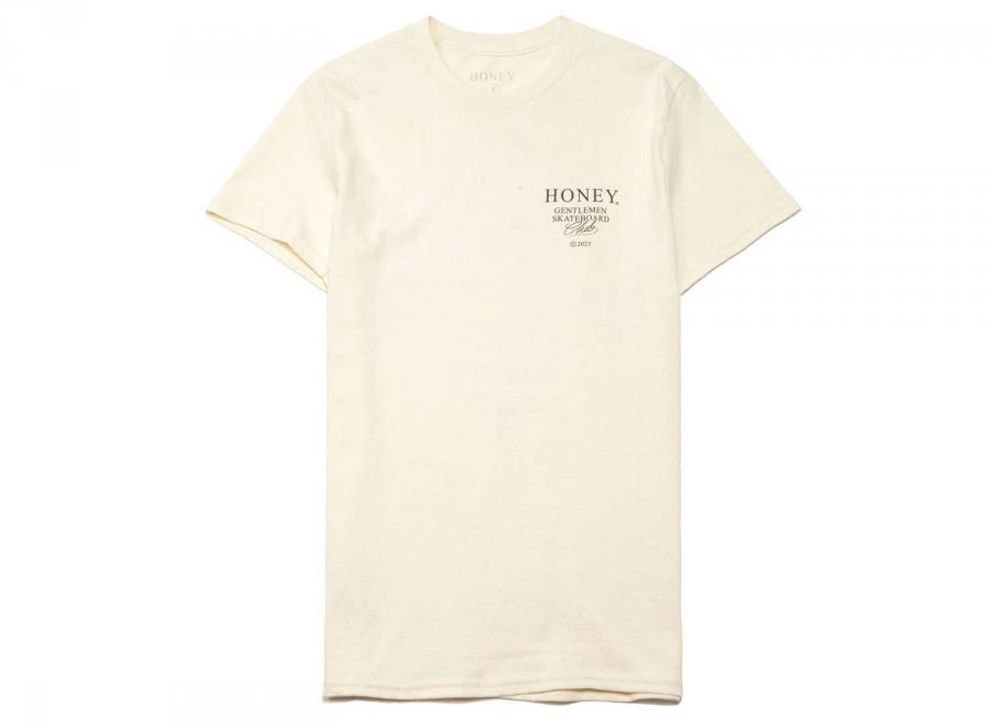 Honey Gentlemen Club Tee Ecru - Honey Skateshop