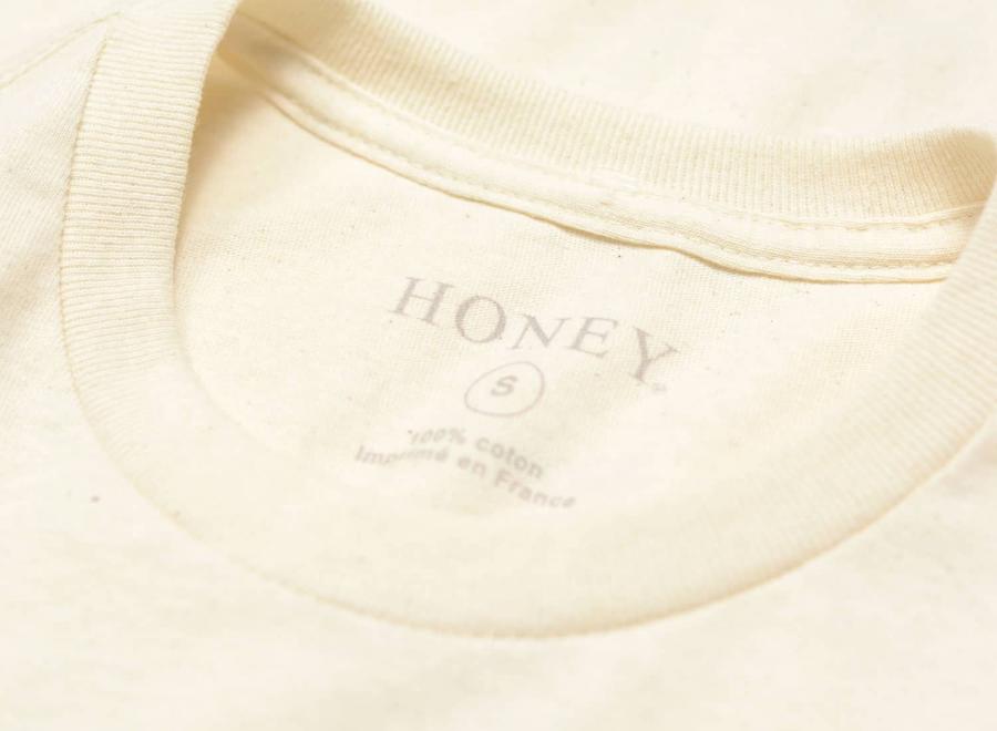 Honey Gentlemen Club Tee Ecru - Honey Skateshop