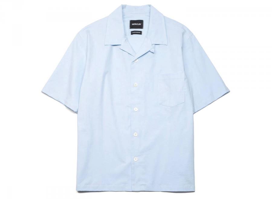 Howlin By Morrison Cocktail Shirt Seersucker Ice Blue - Howlin By Morrison